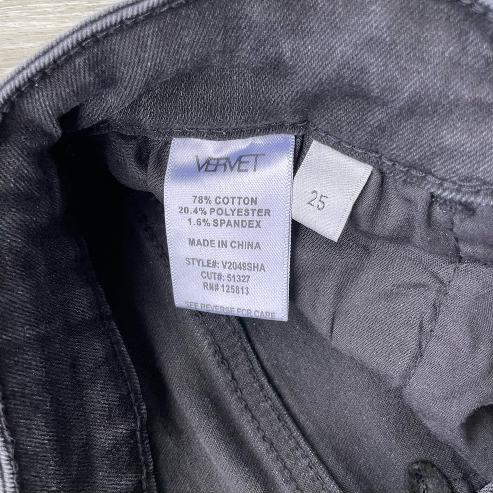 Vervet Flying Monkey Jean Distressed Button Fly S… - image 8